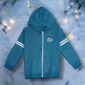FS Zipper Hoodie (Teal Blue)